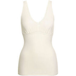 Maillots de corps Lisca Caraco d&eacute;bardeur sans armatures INES Blanc