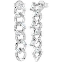 Boucles oreilles Sc Crystal B3046-ARGENT Argent&eacute;