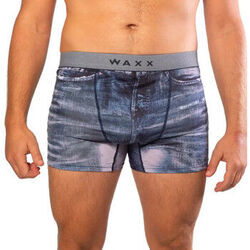 Boxers Waxx Boxer JEANS Bleu