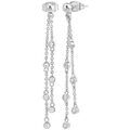 Boucles oreilles Sc Crystal B3245-ARGENT Argent&eacute; Grenoble