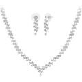 Parures Sc Crystal B3246-ARGENT Argent&eacute;