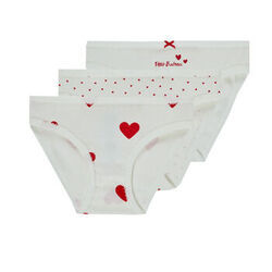 Culottes & slips Petit Bateau A00FP X3 Blanc