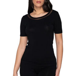 Maillots de corps Luna Splendida T-shirt manches courtes Cotton Touch Splendida Noir