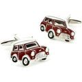 Boutons de manchettes Cravate Avenue Signature Boutons de manchette Rouge