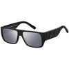 Lunettes de soleil Marc Jacobs MARC LOGO 096/S Lunettes de soleil, Noir/Argent, 57 mm