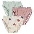 Sous-v&ecirc;tements Filles sur Grenoble : Culottes & slips Petit Bateau CULOTTES ENFANTINES PACK X3 Multicolore