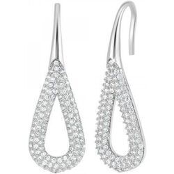 Boucles oreilles Sc Crystal B3298-ARGENT Argent&eacute;