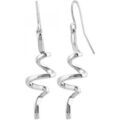 Boucles oreilles Sc Crystal BD1549-BO-ARGENT-DIAMANT-NOIR Argent&eacute;