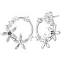 Boucles oreilles Sc Crystal BD2296-ARGENT-DIAMANT Argent&eacute;