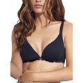 Triangles / Sans armatures Selmark Soutien-gorge d&eacute;collet&eacute; profond sans armatures Nicole Noir