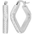 Boucles oreilles Sc Crystal B2789-ARGENT Argent&eacute;