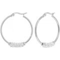 Boucles oreilles Sc Crystal B2790-ARGENT Argent&eacute; Grenoble