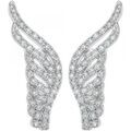 Boucles oreilles Sc Crystal B4033-ARGENT Argent&eacute; Grenoble