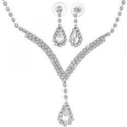Parures Sc Crystal B3380-ARGENT Argent&eacute;