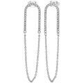 Boucles oreilles Sc Crystal B3337-ARGENT Argent&eacute; Grenoble