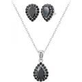 Parures Sc Crystal B3306-ARGENT-NOIR Grenoble