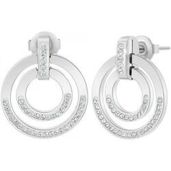 Boucles oreilles Sc Crystal B3317-ARGENT Argent&eacute;