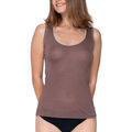 Maillots de corps Luna Splendida Top d&eacute;bardeur Cashmere Touch Splendida Marron