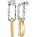 Boucles oreilles Sc Crystal B4009-ARGENT Argent&eacute;