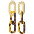 Boucles oreilles Sc Boh&egrave;me B4008 Dor&eacute; Grenoble