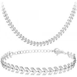 Parures Sc Crystal B2881-ARGENT+B2882-ARGENT Argent&eacute;