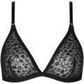 Triangles / Sans armatures Lisca Soutien-gorge bralette triangle sans armatures Smooth Noir
