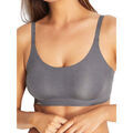 Triangles / Sans armatures Selmark Soutien-gorge sans armatures coques amovibles One Gris