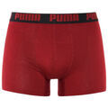Boxers Puma MEN EVERYDAY BASIC BOXERS 2P - BURGUNDY - S Multicolore