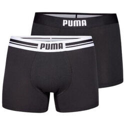 Boxers Puma BOXERS 2P MEN EVERYDAY PLACED LOGO - BLACK / BLACK - L Noir