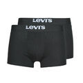 Boxers Levis MEN SOLID TRUNK PACK X2 Noir