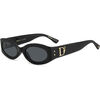 Lunettes de soleil Dsquared D2 0150/G/S Lunettes de soleil, Noir/Gris, 54 mm