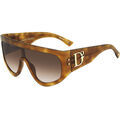 Lunettes sur Grenoble : Lunettes de soleil Dsquared D2 0149/S Lunettes de soleil, Havana/Marron, 99 mm