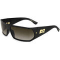Lunettes sur Grenoble : Lunettes de soleil Dsquared D2 0140/S Lunettes de soleil, Noir/Marron, 73 mm