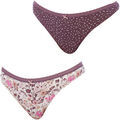Culottes & autres bas
sur Grenoble : Tangas Janira 1031248-PRINT Violet