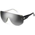 Lunettes sur Grenoble : Lunettes de soleil Carrera FLAGLAB 12 Lunettes de soleil, Argent/Gris, 99 mm