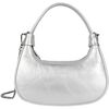Sac &agrave; main LANCASTER Mini sac porte epaule Ref 62125 Blanc na Argent&eacute;