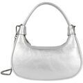 Sac &agrave; main LANCASTER Mini sac porte epaule Ref 62125 Blanc na Argent&eacute;