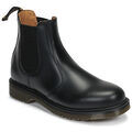 Sports d'hiver sur Grenoble : Boots Dr. Martens 2976 CHELSEA BLACK SMOOTH Noir