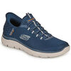 Baskets basses Skechers SUMMITS SLIP-INS Bleu