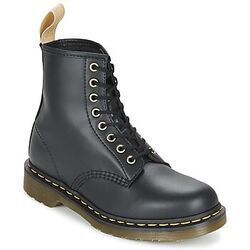 Boots Dr. Martens VEGAN 1460 BLACK FELIX RUB OFF Noir
