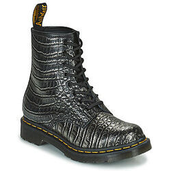 Boots Dr. Martens 1460 GUNMETAL WILD CROC EMBOSS