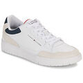 Baskets homme sur Grenoble : Baskets basses Tommy Hilfiger TH BASKET CORE LTH MIX Blanc