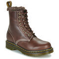 Sports d'hiver sur Grenoble : Boots Dr. Martens 1460 SERENA DARK BROWN CLASSIC PULL UP