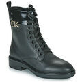 Sports d'hiver sur Grenoble : Boots Calvin Klein Jeans RUBBER SOLE COMBAT BOOT W/HW