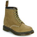 Sports d'hiver sur Grenoble : Boots Dr. Martens 1460 MUTED OLIVE NUBUCK