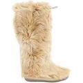 Bottes neige Emporio Armani Bottes four&eacute;es en fourrure Beige