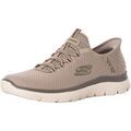Baskets homme sur Grenoble : Baskets basses Skechers Baskets haut de gamme Summits &agrave; enfiler Gris