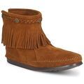 Boots Minnetonka HI TOP BACK ZIP BOOT Marron