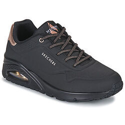 Baskets basses Skechers UNO - SHIMMER AWAY Noir