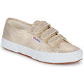 Baskets femme sur Grenoble : Baskets basses Superga 2750 LAME STRAP Dor&eacute;